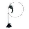 Plastic Sucker Wire Cat Teaser Stick With Suction Cup Cat Playing Teaser Wand Toy  Relieve Boredom