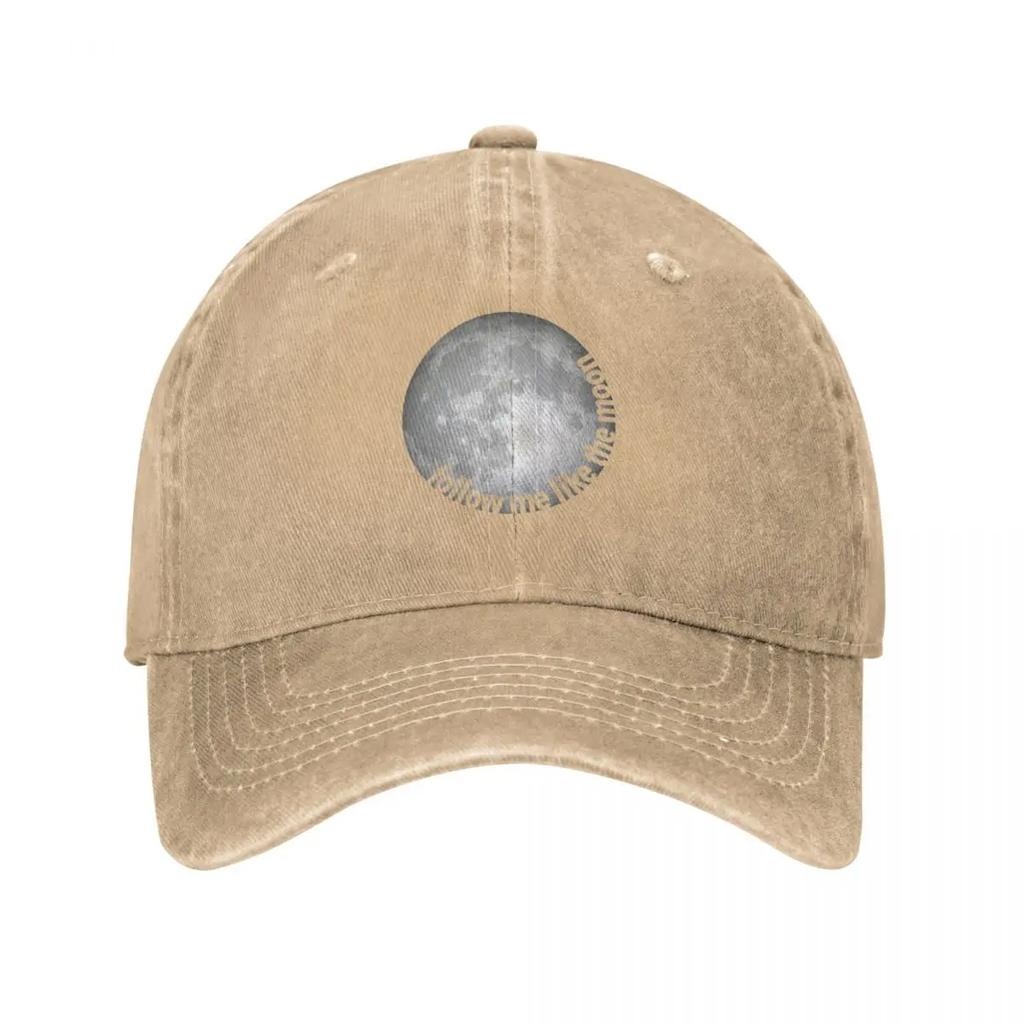 Follow Me Like The Moon Sammy Rae Baseball Cap Luxury Cap Custom Cap cute Trucker Golf Women Unisexs