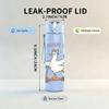 1PC Skateboard Goose Funny Cartoon 750ml Color Plastic Sports Water Bottle Leakproof Flip Straw Lid Suitable for Sports Office Home Use