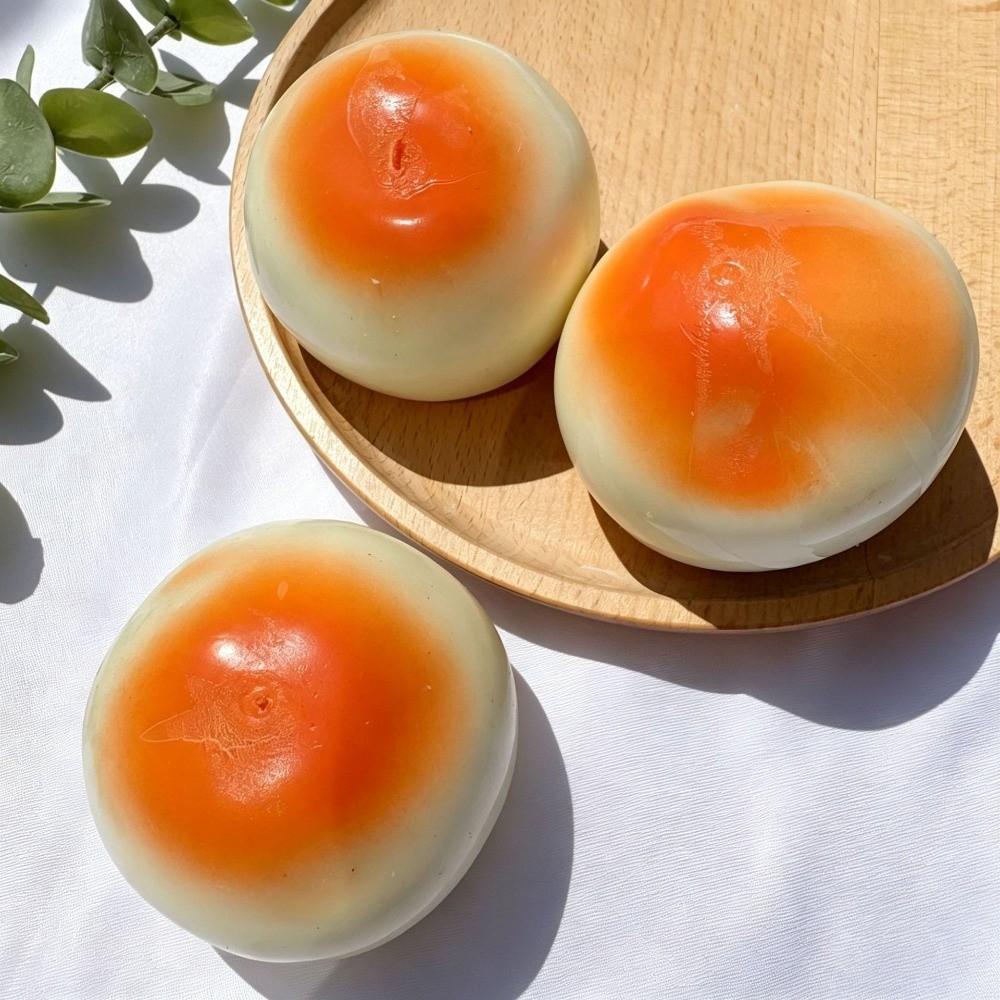Sound Effects Crackling Bread Squishy Toy Crunchy Food Fidget Toy Handmade Ball for Kids Adults