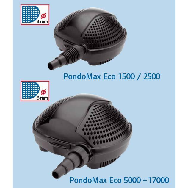 Pompe filtrante PONTEC PondoMax Eco 17000 - économie d'énergie - débit jusqu'à 17000 L/h
