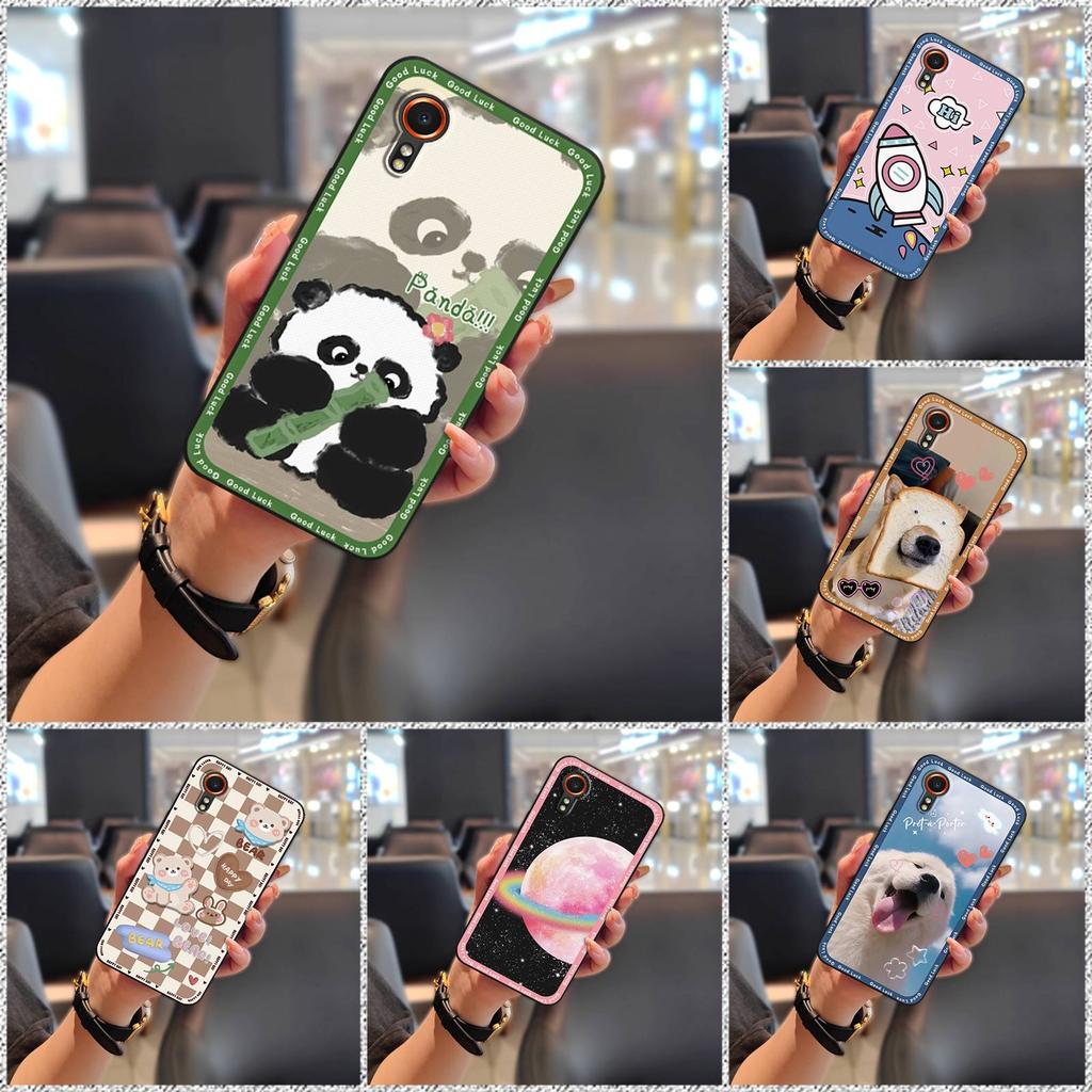 Graffiti Silicone Phone Case For Samsung Galaxy XCover7/SM-G556B Back Cover Waterproof Shockproof Durable Cartoon Cute