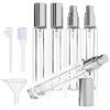 5 Piece Travel Friendly Perfume Sprayers Bottle Set Glass Container With Dispenser Tool Refill Systemf