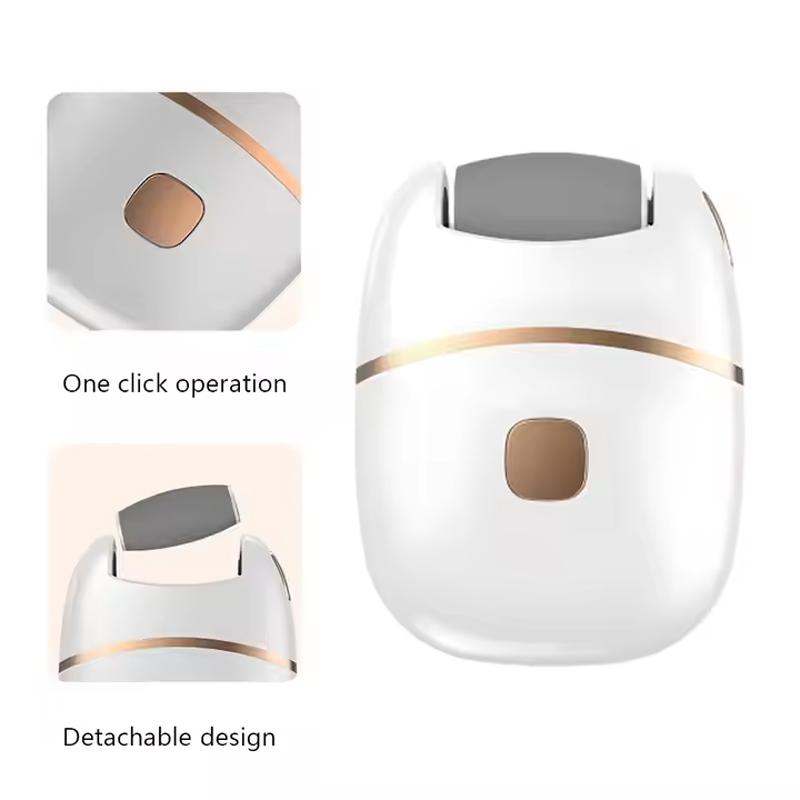 Fashionable Rechargeable Foot Rasp Pedicure Tool Detachable Grinding Head Dead Skin Remover for Callus Heel Care