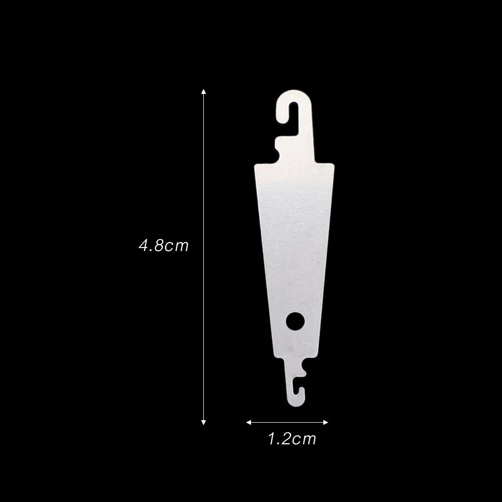 1-50 Stück Edelstahl Nadeleinfädler Einfädler Sticknadel Nadeleinfädler Einfädelhilfe DIY Handarbeiten Kreuzstickerei