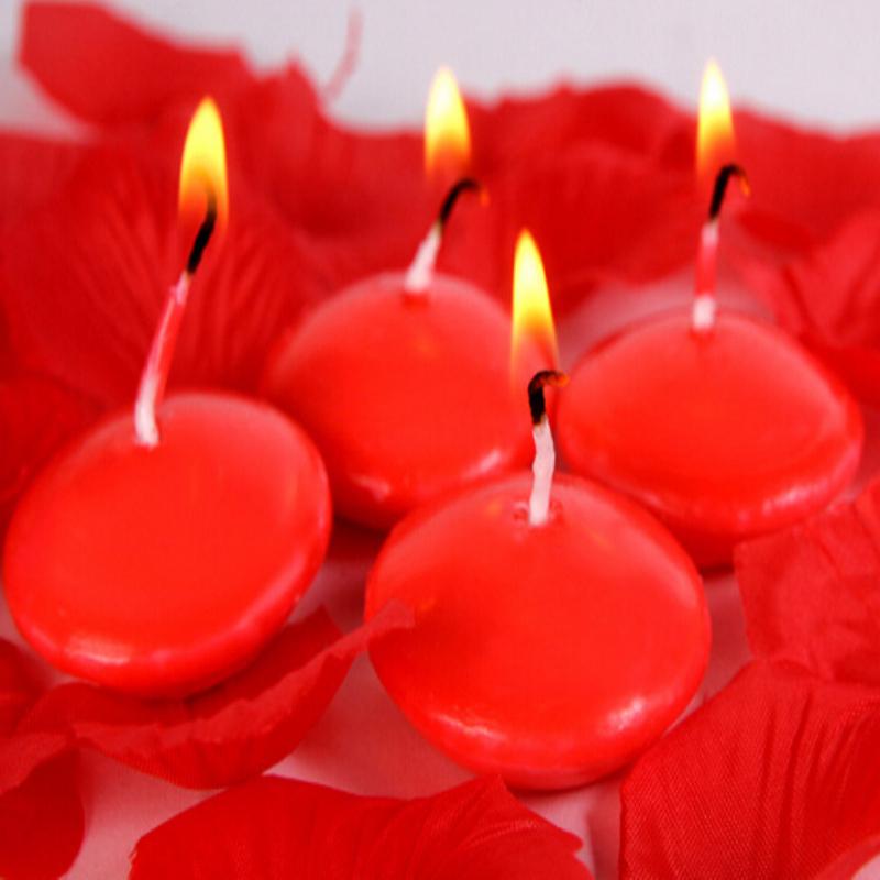 Birthday Party Decoration 10pcs/set Batch Scented Candles Floating Candles Wax Wedding Romantic Creative Christmas Gift