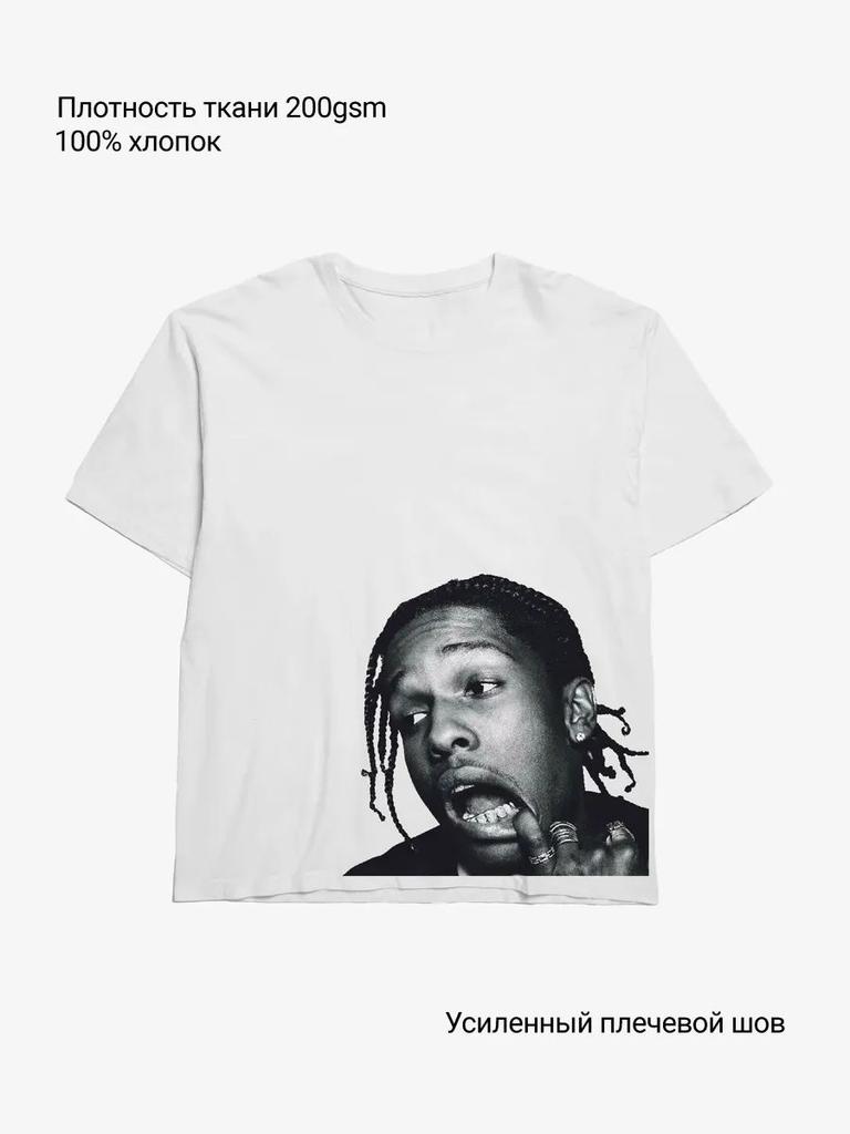 T-Shirt Graphic ASAP Rocky Y2k USA Sk8 Drill Merch