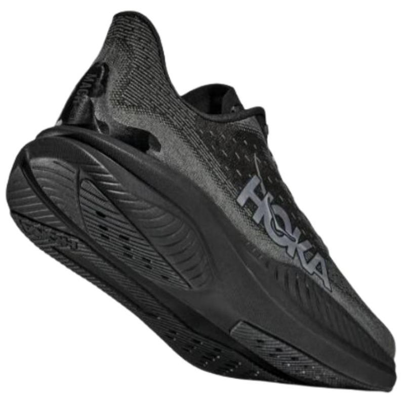 HOKA ONE ONE MACH 6 Abrasion Resistant, Breathable, Lightweight Running Shoes Men's Black Sneakers 1147790-BCKT