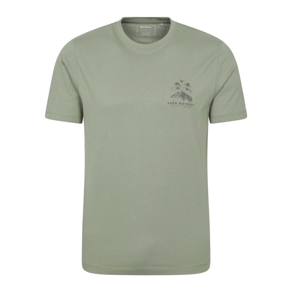 Mountain Warehouse Mens Lake District Chest Print T-Shirt