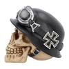 Nemesis Now Iron Cross Helmet Biker Riding Skull