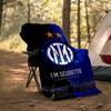 1pc Personalized Name Internazionale Milano Theme Blanket - Digital Print, Polyester, Cozy for All Seasons, Perfect for Outdoor, and Travel