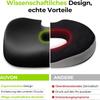 Seat Cushion Orthopedic, Ergonomic Hemorrhoid Seat Cushion with Hole & U-Shaped Design, Comfortable Seat Cushion Impulsive Cushion Relief, Office