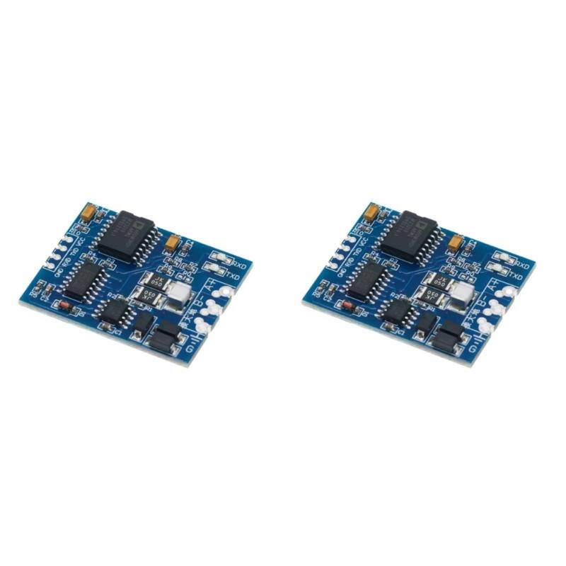 Compactly TTL to RS485 Module Signal Converters 3 V 5V Power Industrial AntiInterference Design Wide Voltages Input