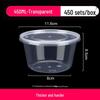 COFLYEE Disposable Clear Takeaway Bowls with Lids
