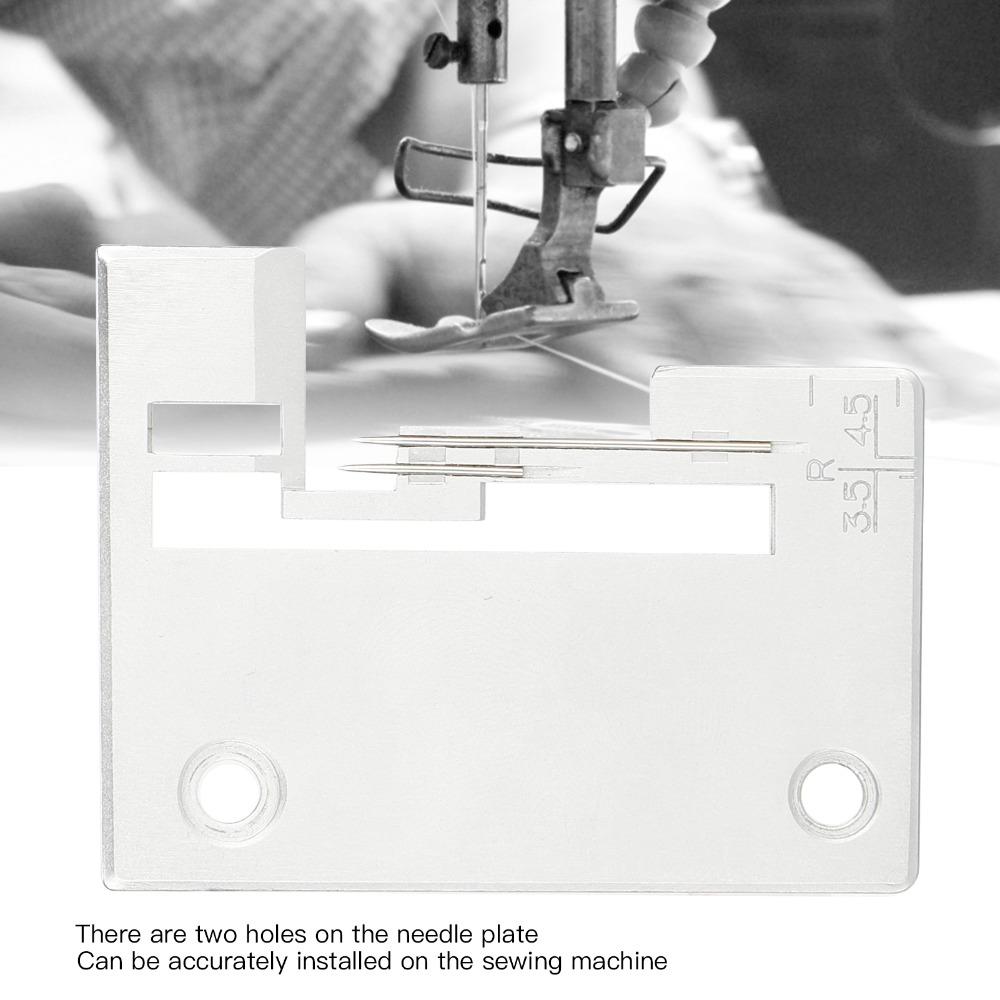 Iron Needle Plate Precision Easy Installation Sewing Machine Attachment Supporting Fabric Compatible