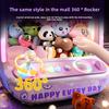 Diy Automatic Doll Machine Kids Coin Operated Play Game Small Claw Catch Toys Crane Machines Music Doll For Christmas Gifts
