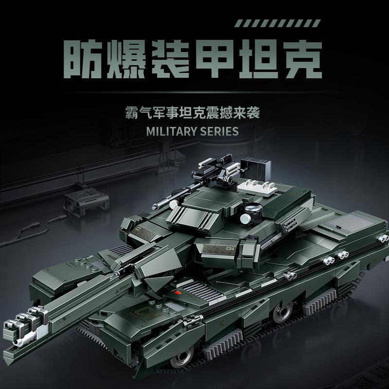 WW2 Military Missile Building Blocks Toy MOC Army Helicopter Tank Vehicle Model DIY Assembly Bricks Toys for Boys Kids Adult