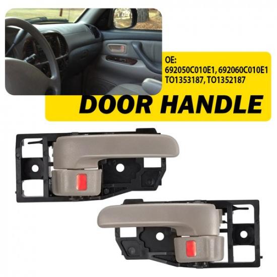 Inner Door Front Handle Left/Right Side Fit 2000-2006 Toyota Tundra 692060C010E1