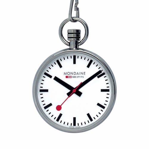 

Mondaine Pocket Watch A660.30316.11SBB, Officially Imported