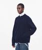 Aepeuteopeulei Military Combat Zip-Up Knit Navy