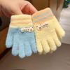 Warm Cartoon Rabbit Gloves for Toddlers 1-3 Years – Autumn/Winter Cold Protection