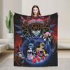 M-Mighty Morphin  P-Power Rangers Coperte Calde Morbide Per Bambini Adulti Divano Sedia Divano Letto Coperta in Flanella Copriletto