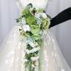 Rose Bouquets for Bride Gracefuls Elegant Artificial Rose Bridals Bouquets