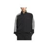 Adidas 3-Stripes Knit Retro Stand Collar Jacket Unisex Black JI6649