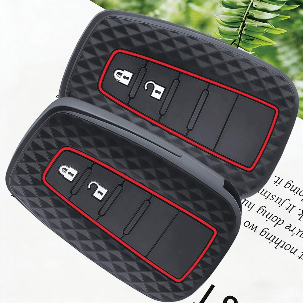 For Toyota Chr Camry Corolla Rav4 Highlander C-Hr Prius Land Cruiser Prado Silicone Remote Car Key Case Cover Shell Accessories