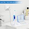 Suport pentru periuță de dinți electrică Stație de încărcare cu cutie de organizare cu 4 capete de perie Suport pentru periuță de dinți pentru Oral B