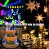 50pcs Mini LED Round Balloon Lights Flash Round Balloon Lamp Filler Decorated Ball Lamp for Paper Lantern Balloon Party Festival