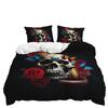 Three-Piece Skull Rose Quilt Set Bedding Kit Children'S Room