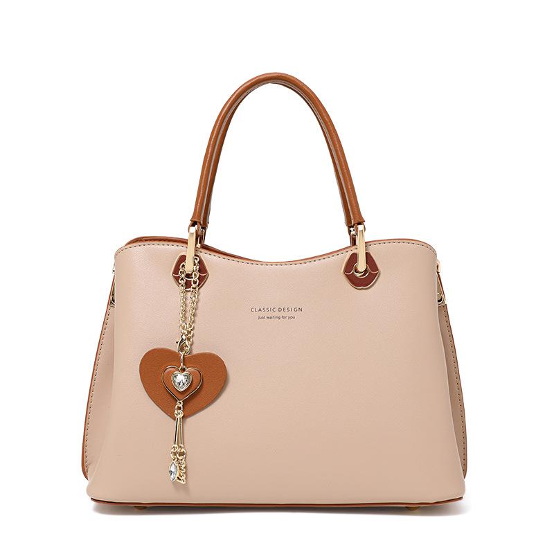 New Women's Bag Handbag Crossbody Middle-aged High End Genuine Leather Women's Bag Light Luxury Mother's Cowhide Leather