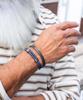Pig&Hen Double Little Louis Bracelet - Slate Gray X Bronze