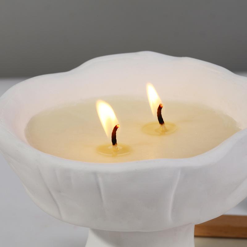 Handmade Soy-free Wax Goblet Gypsum Scented Candle Home Scented Candle Souvenir