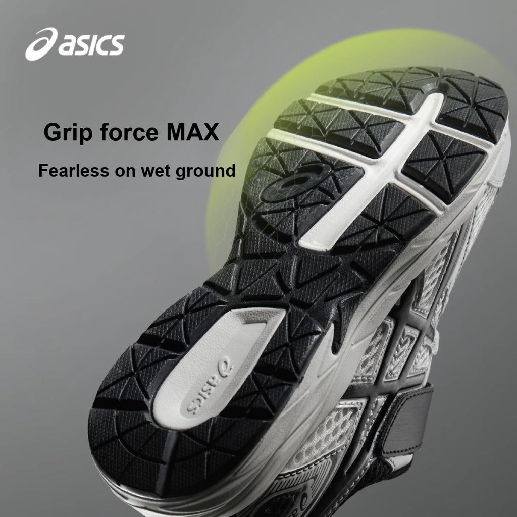 Asics Contend Jog PS Comfortable Versatile Physical Test Low Top Kids Running Shoes Kids Running Shoes White Black 1014A356-104