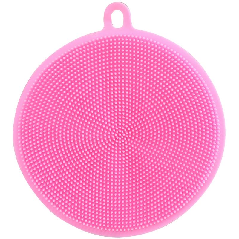 Aisenka Thickened Silicone Dishwashing Brush & Scouring Pad