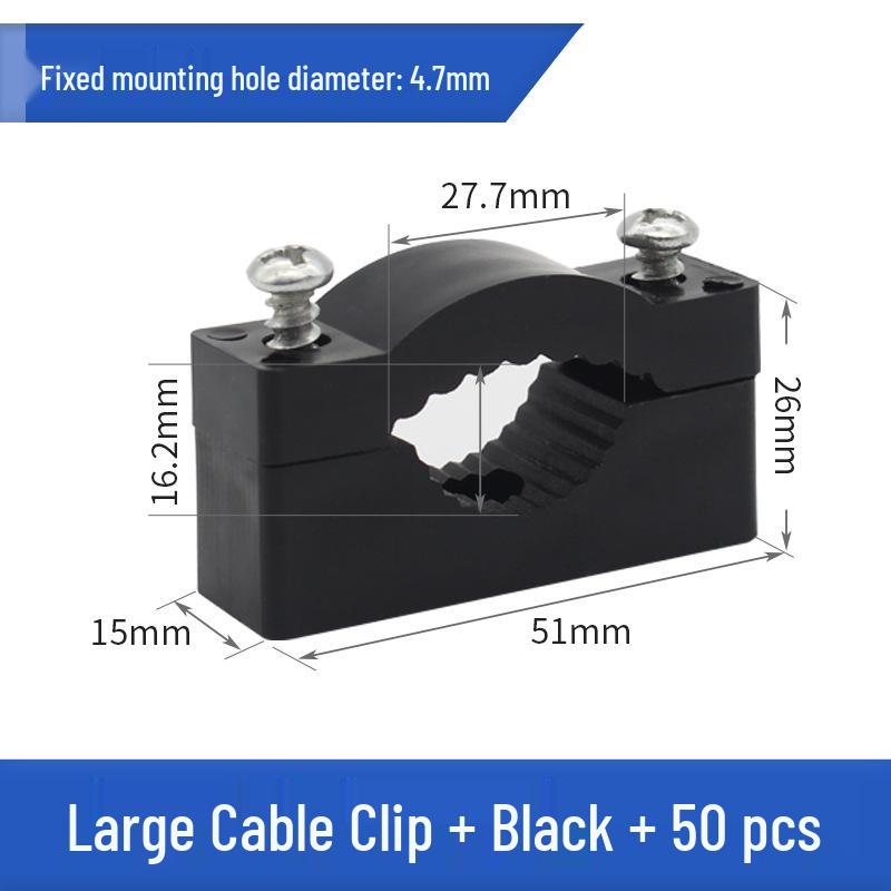 Zahnförmiger Snap-On Drahtclip-Organizer: Kabelbefestigungsklemme (Keine Bohrlöcher erforderlich)