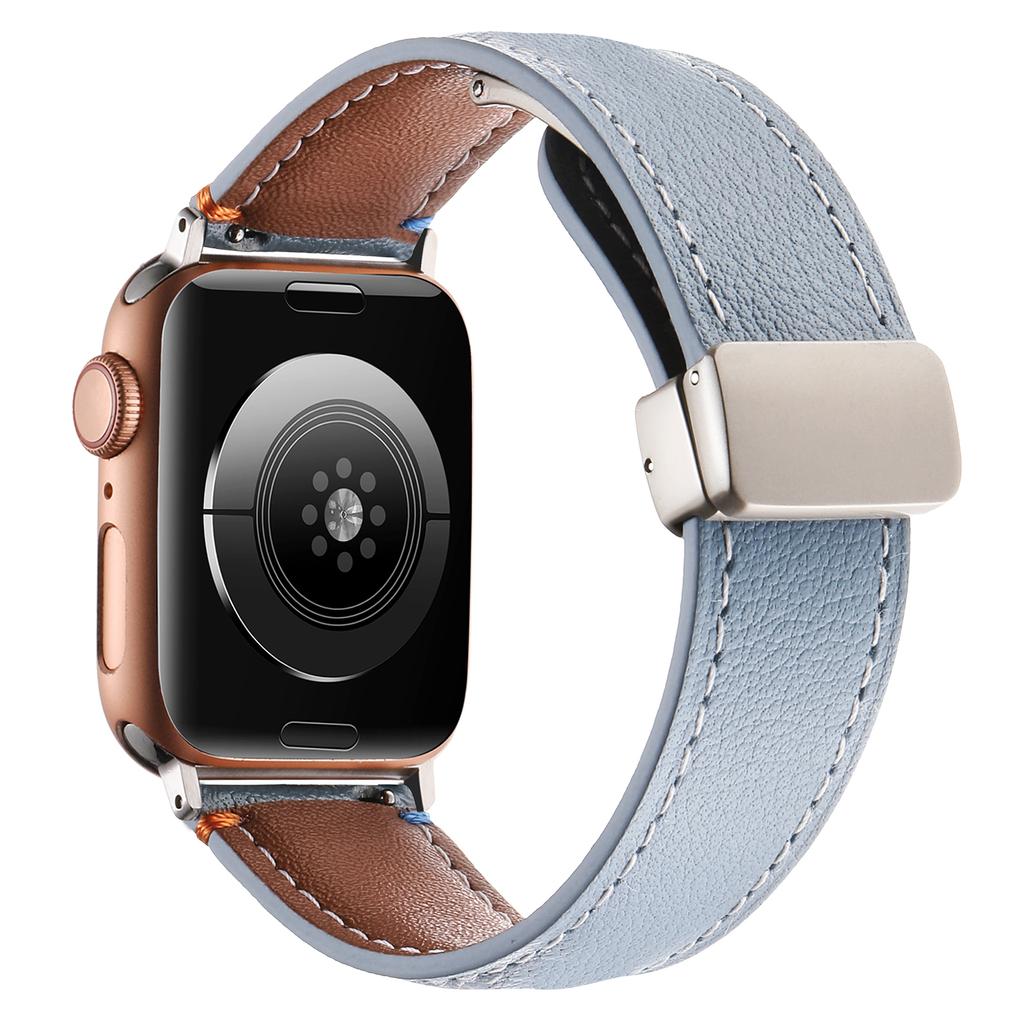 For Apple Watch Series 10 46mm/Ultra 2 Ultra 49mm/9 8 7 45mm/SE (2023) SE (2022) SE 6 5 4 44mm/3 2 1 42mm Watch Band Magnetic Buckle