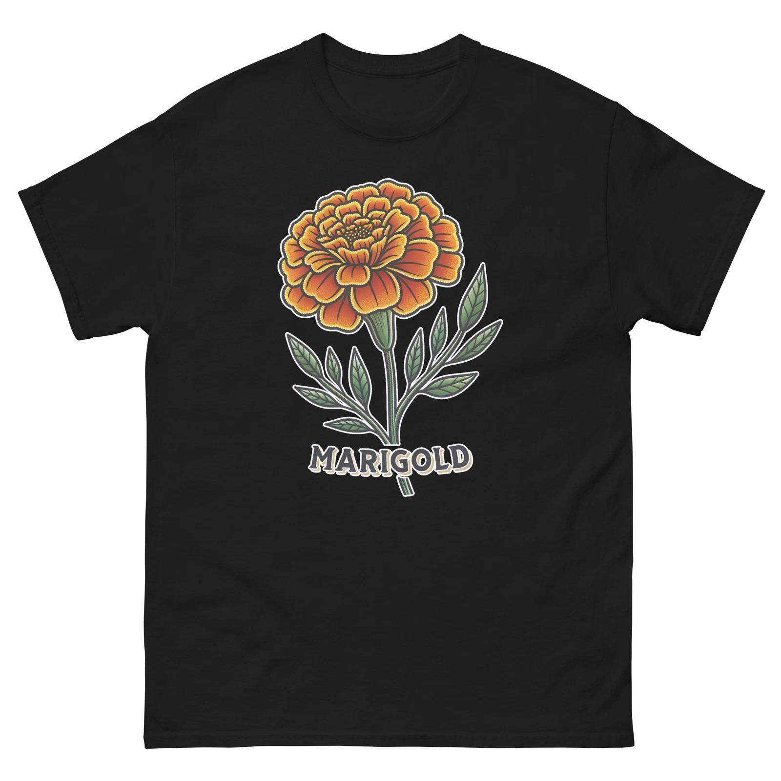 Marigold Plant Horticulture Landscaping Gardening T-Shirt L