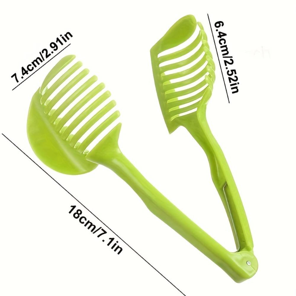 1 PC Plastic Potato Slicer Tomato Cutter Tool Shreadders Lemon Cutting Holder Cooking Tools