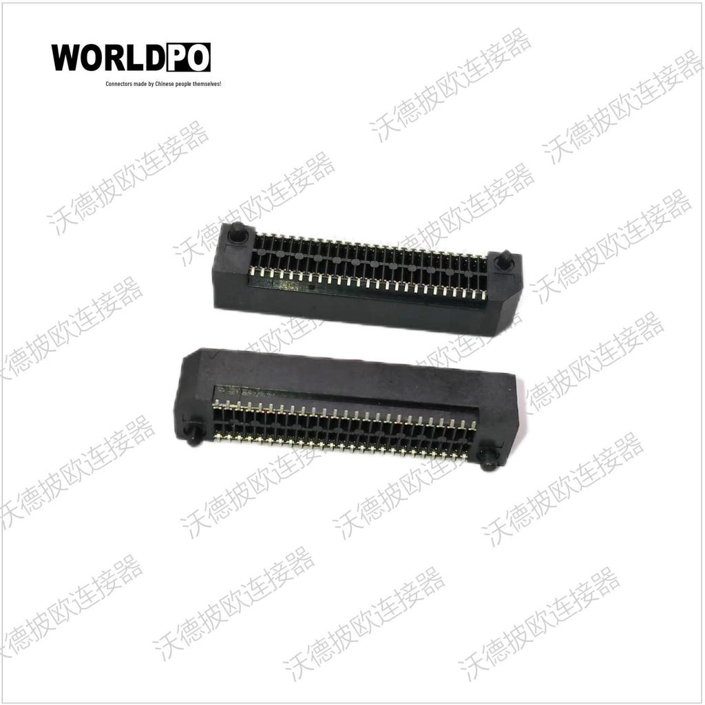 ERF8-025 50-Pin Female Connector, 2 Rows, 7/10mm Mating Height