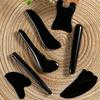 Obsidian Gua Sha Boards Traditional Therapy Natural Stones For Whole Body Acupoint Acupuncture Massage Tools