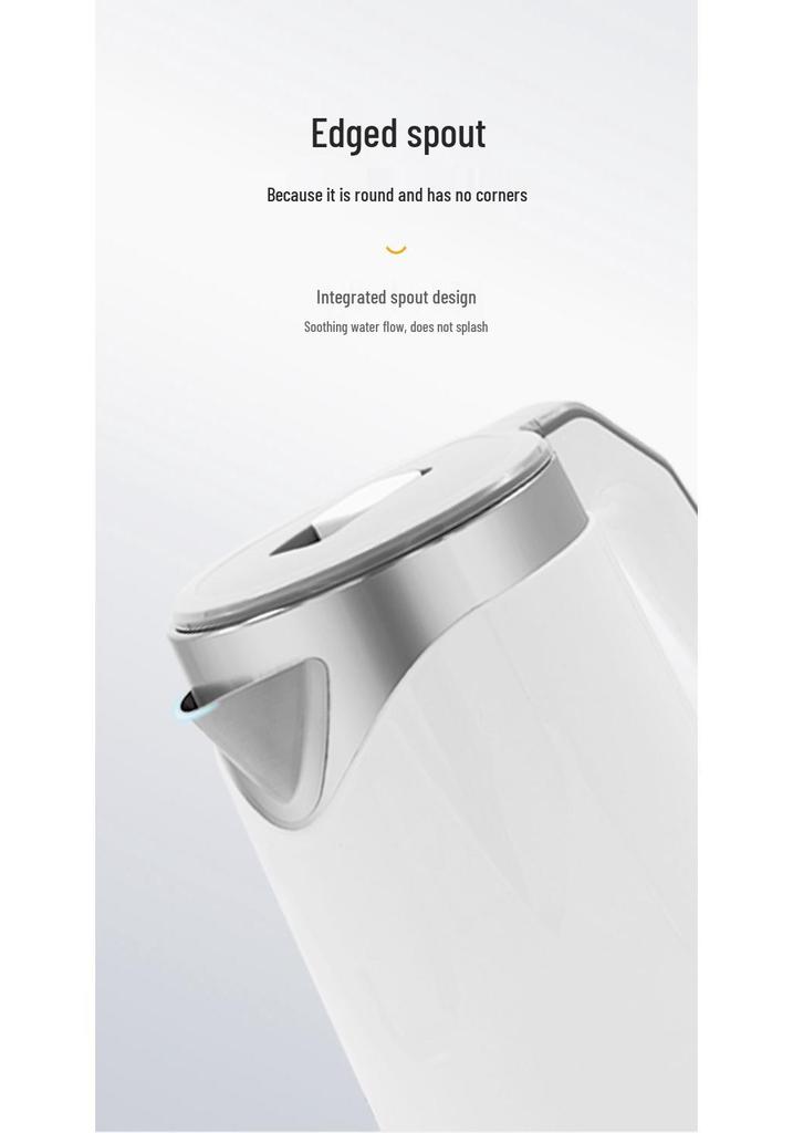Kuangjia Dual-Layer Electric Kettle, Anti-Scald, Large Capacity, Auto Power-Off, 110V/220V