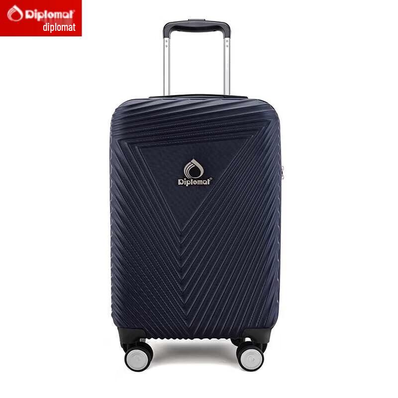 Diplomat DS-13038 20-inch Carbon Fiber Hardshell Spinner Luggage