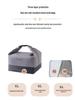 Insulated Crossbody Handbag Lunch Box with Shoulder Strap for Travel and Picnics