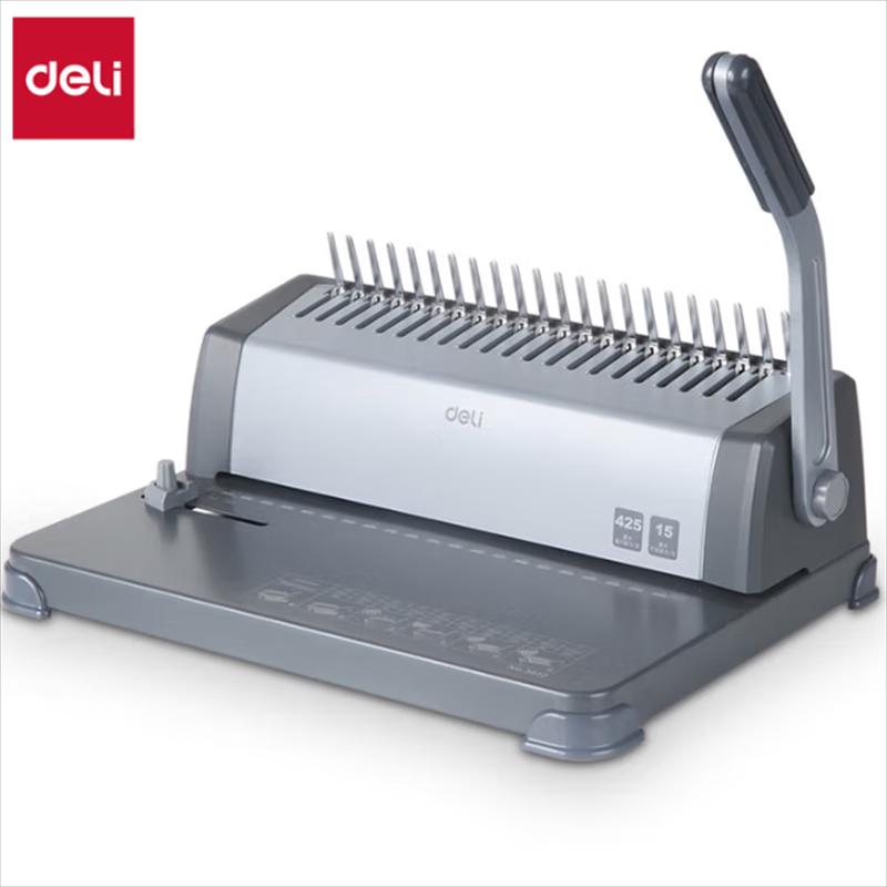 Deli 3872 21-Hole Comb & Strip Binding Machine
