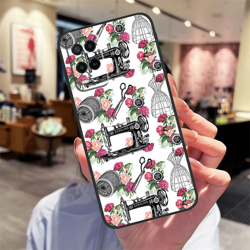 Sewing Scissors Case For Oppo A78 A98 A79 A18 A38 A58 A40 A60 A80 A16 A76 A96 A15 A74 A94 A54 A17 A77 Cover