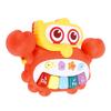 Leuchtendes Baby Klavier Spielzeug Multifunktionales Früherziehungs Krabbenförmiges Säuglingstastaturspielzeug für Baby