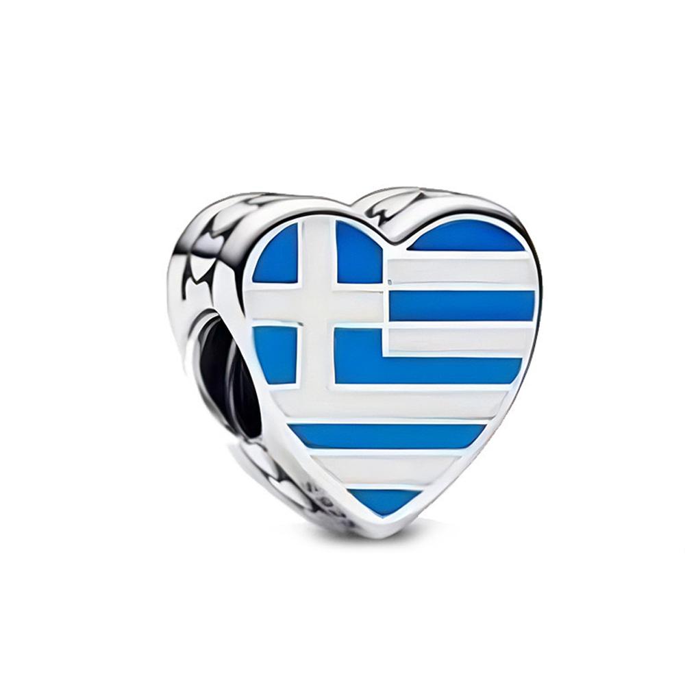 New Copper Spain Uk France Russia Brazil Argentina Peru El Salvador Flag Pendant Fit For Original Bracelets Diy Jewelry